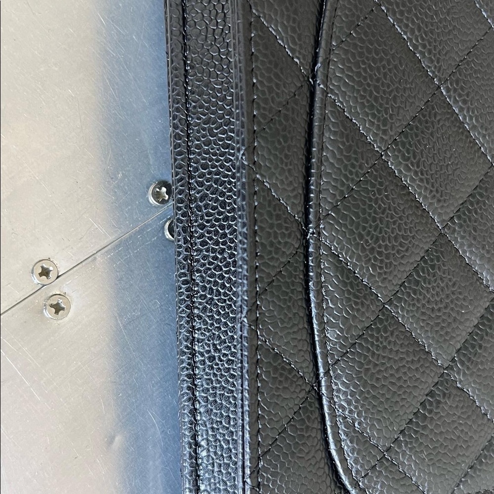 ‼️SOLD‼️CHANEL Wallet on Chain WOC caviar GHW magnetic closure - Picture 8 of 12